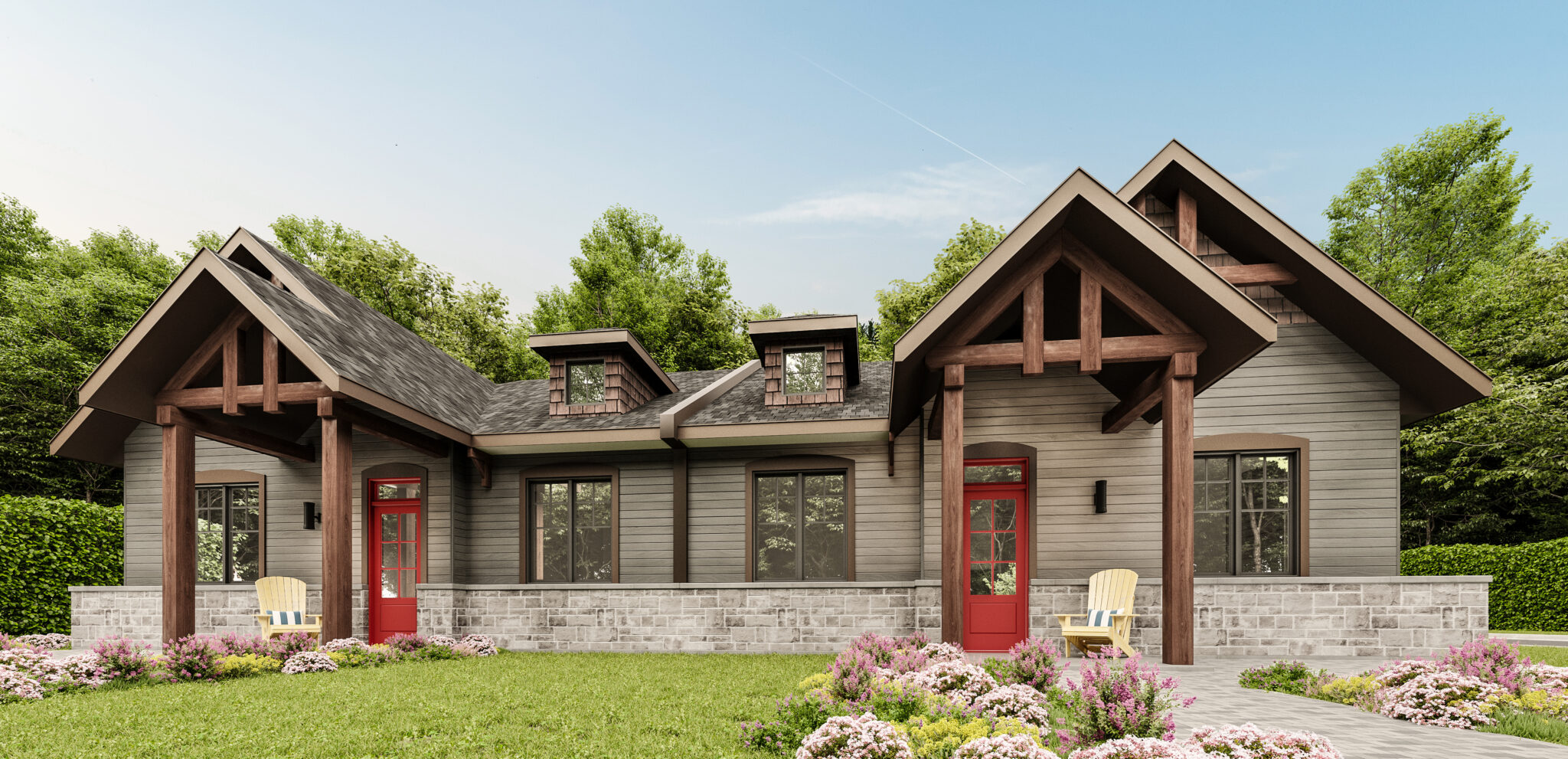 Maisons jumelés neufs SainteAdèle à vendre (rare) La grande école